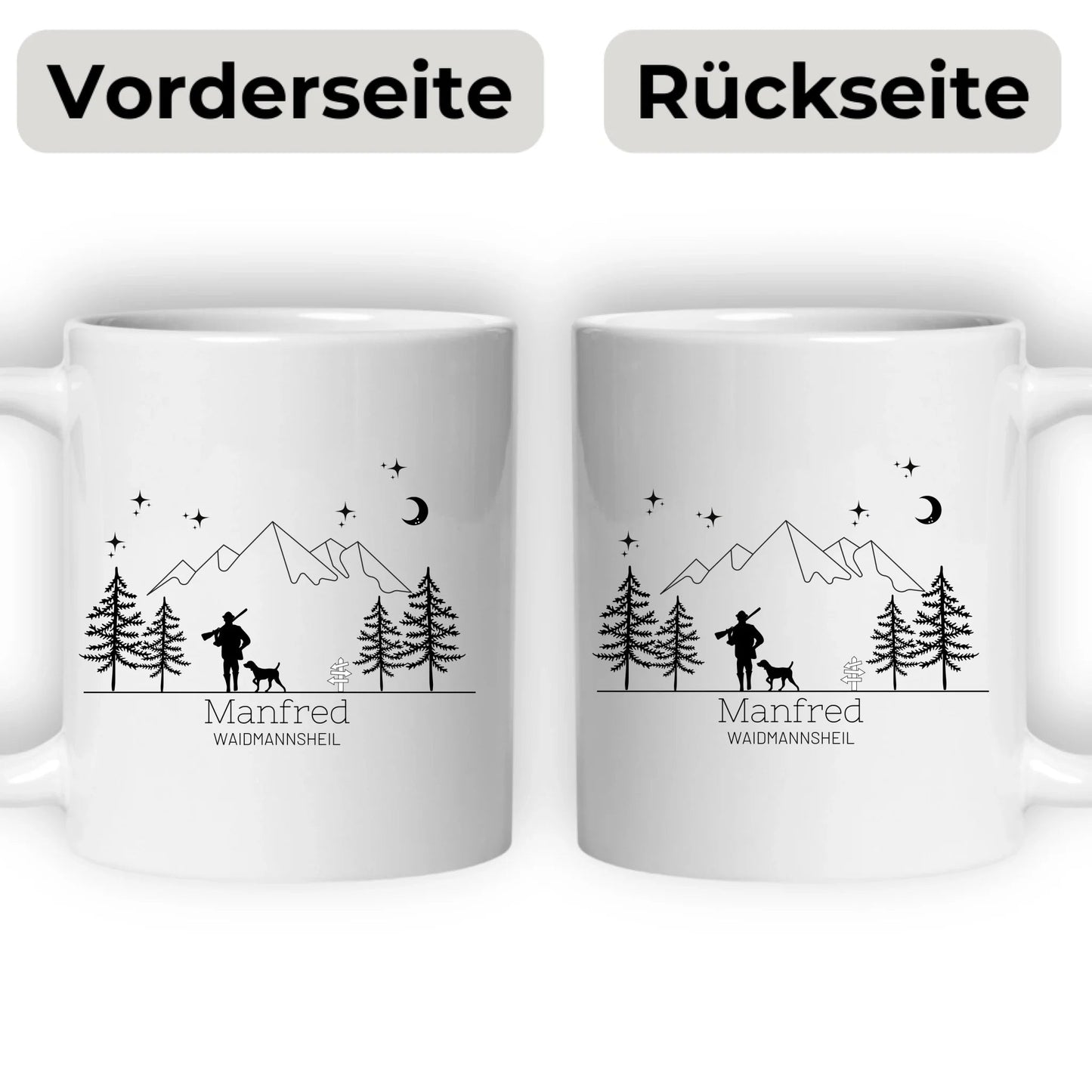 Jägertasse Waidmannsheil Little Mathilda Little Mathilda Emaille Tasse