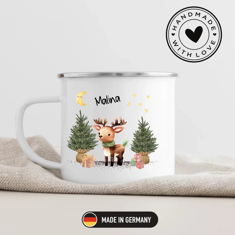 Kinder Weihnachtstasse Little Mathilda Little Mathilda Emaille Tasse