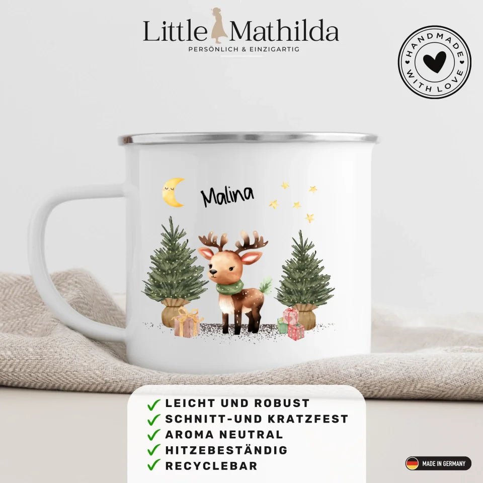 Kinder Weihnachtstasse Little Mathilda Little Mathilda Emaille Tasse