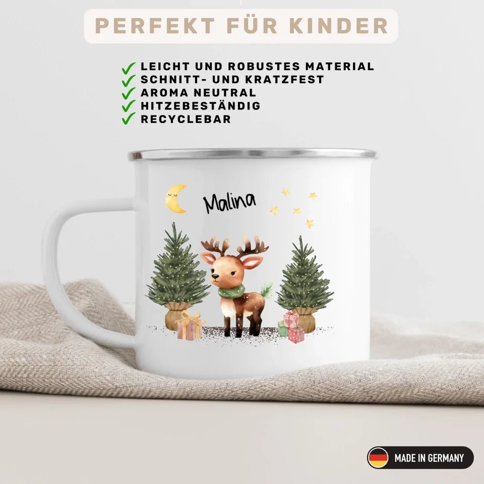 Kinder Weihnachtstasse Little Mathilda Little Mathilda Emaille Tasse