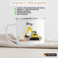 Kindertasse Bagger, Feuerwehr und Traktor Little Mathilda Little Mathilda Emaille Tasse