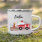 Kindertasse Feuerwehrmann Little Mathilda Little Mathilda Emaille Tasse