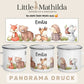 Kindertasse Waldtiere mit Namen Little Mathilda Little Mathilda Emaille Tasse