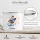 Mondflieger Rakete Little Mathilda Little Mathilda Emaille Tasse