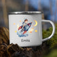 Mondflieger Rakete Little Mathilda Little Mathilda Emaille Tasse
