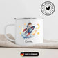 Mondflieger Rakete Little Mathilda Little Mathilda Emaille Tasse
