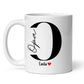 Opa - Tasse mit Namen der Enkelkinder Little Mathilda Little Mathilda Emaille Tasse