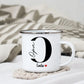 Opa - Tasse mit Namen der Enkelkinder Little Mathilda Little Mathilda Emaille Tasse