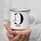 Opa - Tasse mit Namen der Enkelkinder Little Mathilda Little Mathilda Emaille Tasse