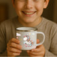 Personalisierte Einhorn Prinzessin Tasse für Kinder – Emaille Kindertasse mit Name Little Mathilda Little Mathilda Emaille Tasse
