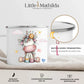 Personalisierte Einhorn Prinzessin Tasse für Kinder – Emaille Kindertasse mit Name Little Mathilda Little Mathilda Emaille Tasse
