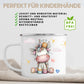 Personalisierte Einhorn Prinzessin Tasse für Kinder – Emaille Kindertasse mit Name Little Mathilda Little Mathilda Emaille Tasse