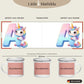 Personalisierte Einhorn Tasse mit Anfangsbuchstaben Little Mathilda Little Mathilda Emaille Tasse