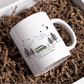 Personalisierte Emaille Camping Tasse "Bunter Camper" Little Mathilda Little Mathilda Emaille Tasse