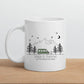 Personalisierte Emaille Camping Tasse "Bunter Camper" Little Mathilda Little Mathilda Emaille Tasse
