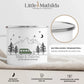 Personalisierte Emaille Camping Tasse "Bunter Camper" Little Mathilda Little Mathilda Emaille Tasse