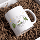 Personalisierte Emaille Camping Tasse "Bunter Reisecamper mit Gepäck" Little Mathilda Little Mathilda Emaille Tasse