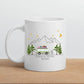 Personalisierte Emaille Camping Tasse "Bunter Reisecamper mit Gepäck" Little Mathilda Little Mathilda Emaille Tasse