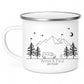 Personalisierte Emaille Camping Tasse Camper Van Little Mathilda Little Mathilda Emaille Tasse
