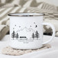 Personalisierte Emaille Camping Tasse "Camping Bus" Little Mathilda Little Mathilda Emaille Tasse