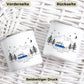 Personalisierte Emaille Camping Tasse "Campingvan mit Aufstelldach" Little Mathilda Little Mathilda Emaille Tasse