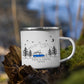 Personalisierte Emaille Camping Tasse "Campingvan mit Aufstelldach" Little Mathilda Little Mathilda Emaille Tasse