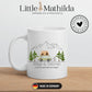 Personalisierte Emaille Camping Tasse Dachzelt Little Mathilda Little Mathilda Emaille Tasse