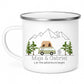 Personalisierte Emaille Camping Tasse Dachzelt Little Mathilda Little Mathilda Emaille Tasse