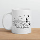 Personalisierte Emaille Camping Tasse Kastenwagen am Meer Little Mathilda Little Mathilda Emaille Tasse