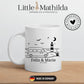 Personalisierte Emaille Camping Tasse Kastenwagen am Meer Little Mathilda Little Mathilda Emaille Tasse