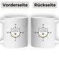 Personalisierte Emaille Camping Tasse "Kompass" Little Mathilda Little Mathilda Emaille Tasse