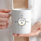 Personalisierte Emaille Camping Tasse "Kompass" Little Mathilda Little Mathilda Emaille Tasse