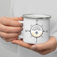Personalisierte Emaille Camping Tasse "Kompass" Little Mathilda Little Mathilda Emaille Tasse
