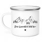 Personalisierte Emaille Camping Tasse mit Camping - Zitaten Little Mathilda Little Mathilda Emaille Tasse