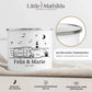 Personalisierte Emaille Camping Tasse mit Namen – Camper am Meer mit Leuchtturm | Geschenk für Camper Little Mathilda Little Mathilda Emaille Tasse