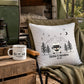 Personalisierte Emaille Camping Tasse mit Namen „Wohnmobil und Wohnwagen im Winter“ Little Mathilda Little Mathilda Emaille Tasse