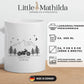 Personalisierte Emaille Camping Tasse Motorrad Little Mathilda Little Mathilda Emaille Tasse