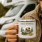 Personalisierte Emaille Camping Tasse Offroad Camper mit Schlafdach Little Mathilda Little Mathilda Emaille Tasse