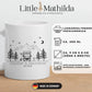 Personalisierte Emaille Camping Tasse Wohnmobil / Wohnwagen Little Mathilda Little Mathilda Emaille Tasse