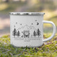 Personalisierte Emaille Camping Tasse Wohnmobil / Wohnwagen Little Mathilda Little Mathilda Emaille Tasse
