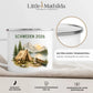 Personalisierte Emaille Camping Tasse Zelt & Berge Little Mathilda Little Mathilda Emaille Tasse