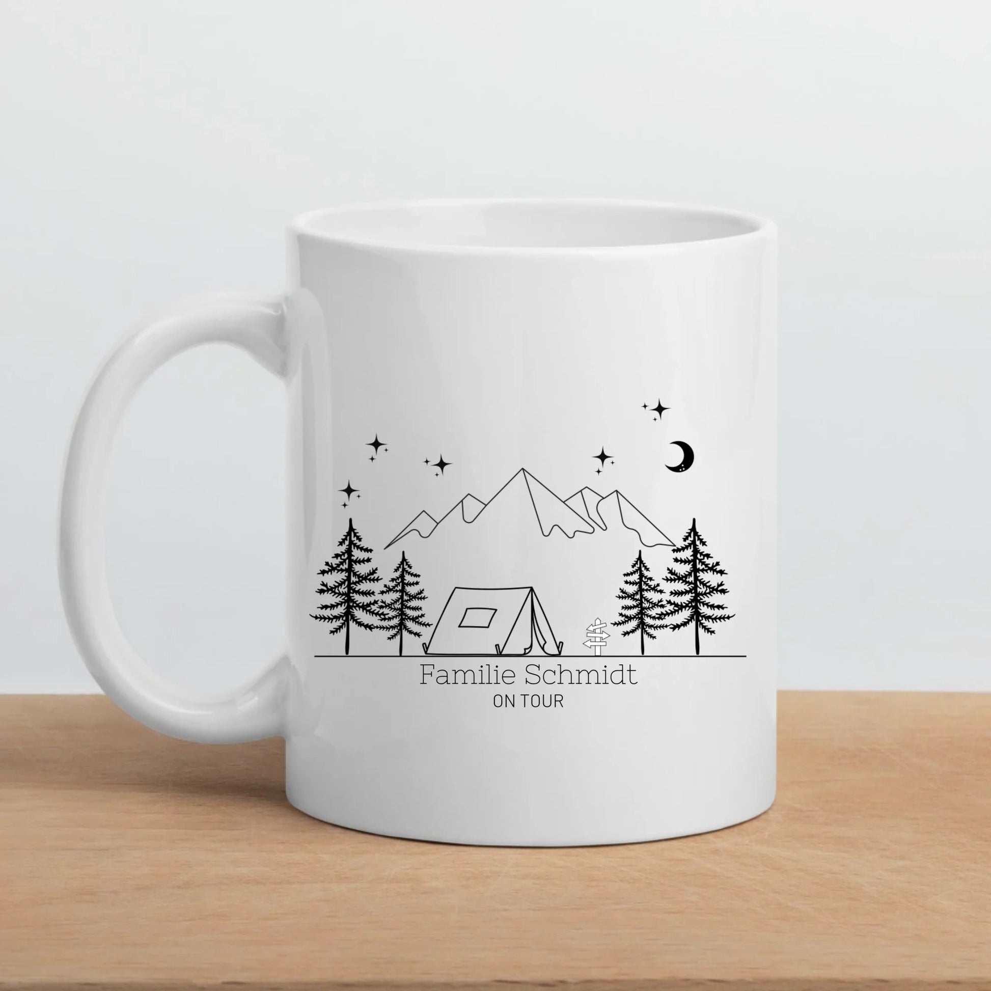 Personalisierte Emaille Camping Tasse "Zelt" Little Mathilda Little Mathilda Emaille Tasse
