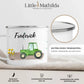 Personalisierte Emaille - Kindertasse mit grünem Traktor Little Mathilda Little Mathilda Emaille Tasse