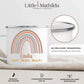 Personalisierte Emaille Kindertasse mit Regenbogen, Wunschnamen und einem Spruch Little Mathilda Little Mathilda Emaille Tasse
