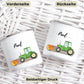 Personalisierte Emaille - Kindertasse mit Traktor im Heu Little Mathilda Little Mathilda Emaille Tasse