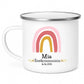 Personalisierte Emaille Kindertasse zur Erstkommunion in Regenbogen - Rosa Little Mathilda Little Mathilda Emaille Tasse