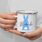 Personalisierte Emaille Ostertassen für Kinder "Bunter Osterhase mit Namen" Little Mathilda Little Mathilda Emaille Tasse