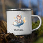 Personalisierte Emaille Tasse "Kleiner Raketenpilot" Little Mathilda Little Mathilda Emaille Tasse