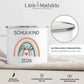 Personalisierte Emaille Tasse Schulkind 2026 mit Name Little Mathilda Little Mathilda Emaille Tasse