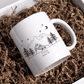 Personalisierte Emaille Tasse "Skifahrer" Little Mathilda Little Mathilda Emaille Tasse